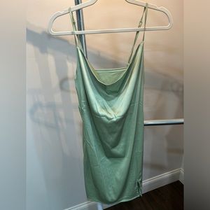 Shein Green mini slip dress size L